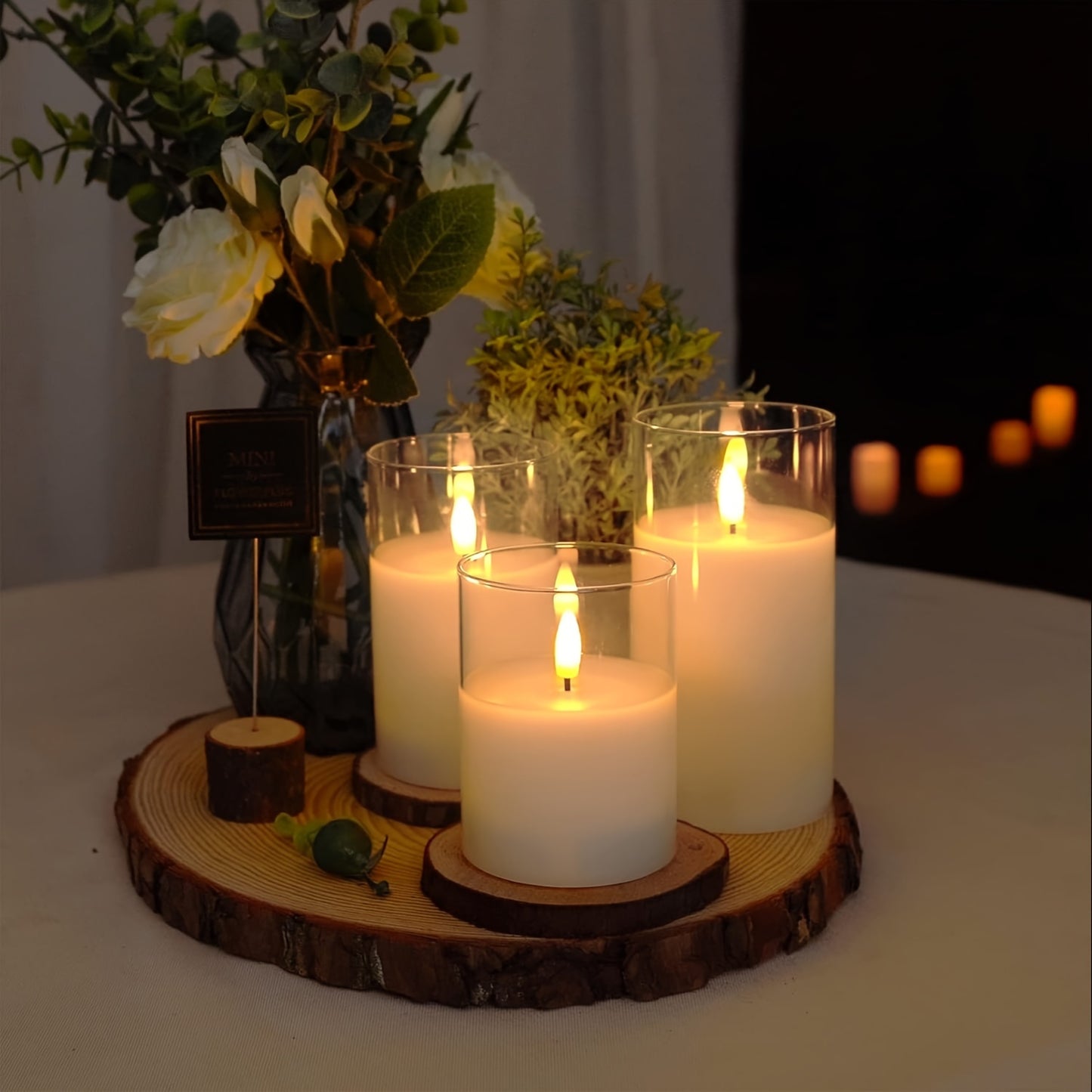 3pcs Flameless Candle Light